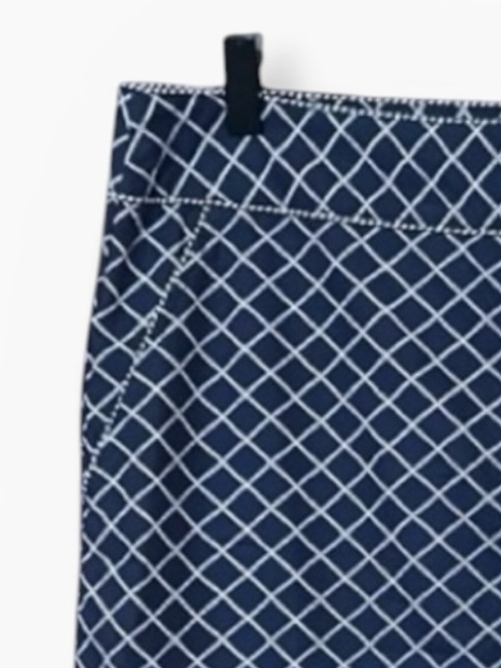 L.L. Bean Pleated Nautical Sailor Anchor Plaid Blue  A-Line Skirt Size 10 NWT - Picture 5 of 6